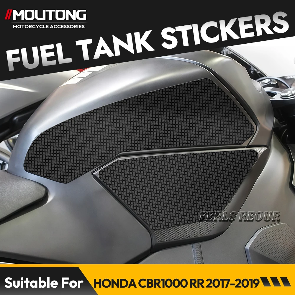 

Fuel tank stickers for Honda CBR1000 RR 2017-2019,black anti-slip fuel tank mat,motorcycle fuel tank protector, anti-scratch mat