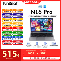 Ninkear N16 PRO Laptop 32GB 1TB 12th Intel i9-12900HK 16‘’ 2.5K IPS 120Hz Gaming Computer 63.52Wh Fingerprint Unlock Notebook