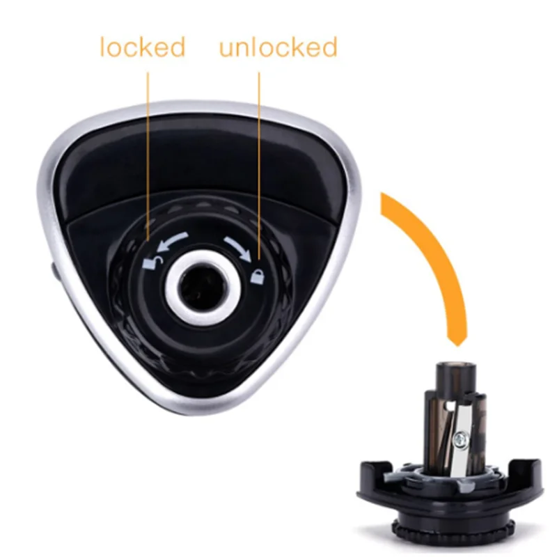 Portable Pencil Sharpener Electric Manual 2 in 1 Automatic Pencil Sharpener Kids Adults Auto Pencil Safe Sharpener Stationery