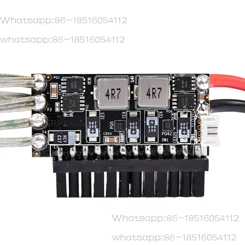 DC-ATX600W power module directly inserted into high-efficiency 12V DC adapter board 750W high-efficiency silver plated cable