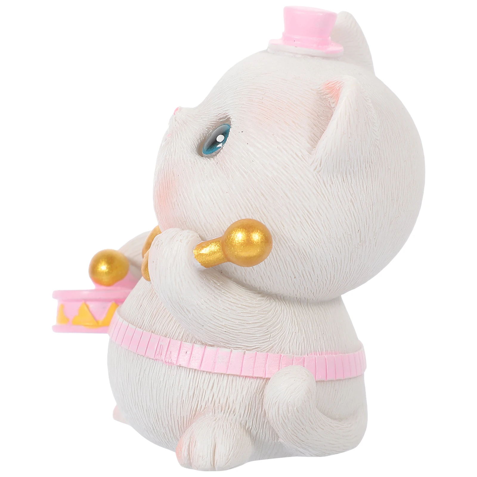 Cat Figurines Kitten Statue Decor Resin Cat naments Mini Planter Figure Cartoon Modeling Garden YardDecoration