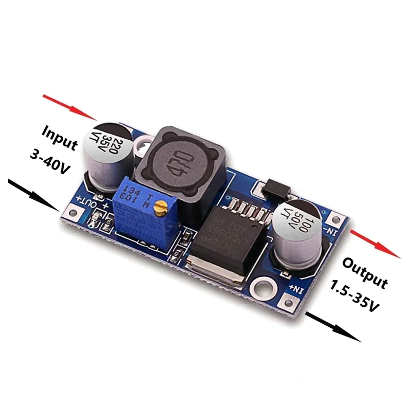 Adjustable Power Module LM2596S DC-DC Buck Regulator Converter Decompression Regulator 24V 12V To 5V 2A