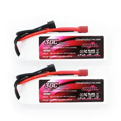 2PCS CNHL 3S 11.1V Lipo batteria 2200mAh 30C 40C con spina a T per aereo FPV Car Truck Racing Hobby Tank Helicopter Quadcopter