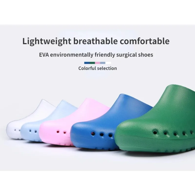 New High Quality Polychrome Operating Room Non Slip Slippers EVA Slippers Doctors Nurses Laboratory Soft Soled Man Work Slippers