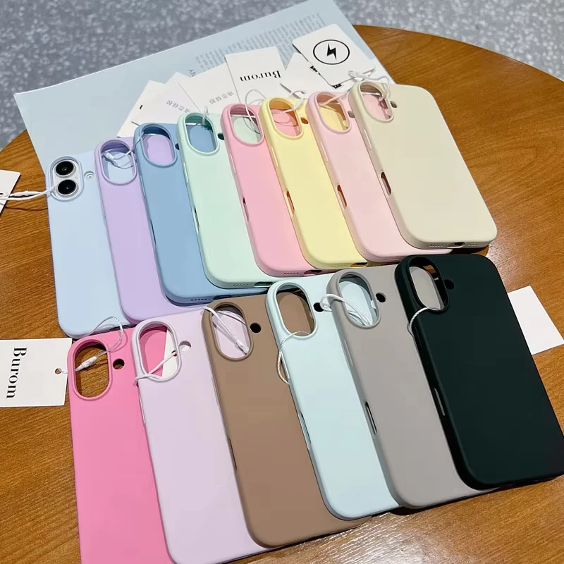 For Magsafe Magnetic Case For iPhone 16 15 14 13 12 Pro Max Plus Wireless Charger Cases Liquid Silicone Cover Phone Accessories