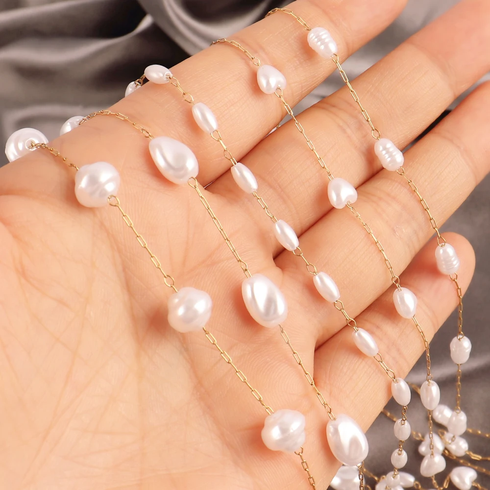 1Meters Stainless Steel Chain  - огляд і ціна Pearl Trim Chain