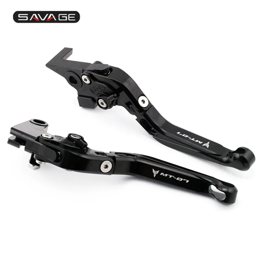 Brake Clutch Levers For YAMAHA MT07 FZ07 FZ-07 2014-2023 Motorcycle Accessories Adjustabale Folding Extendable Handles MT-07