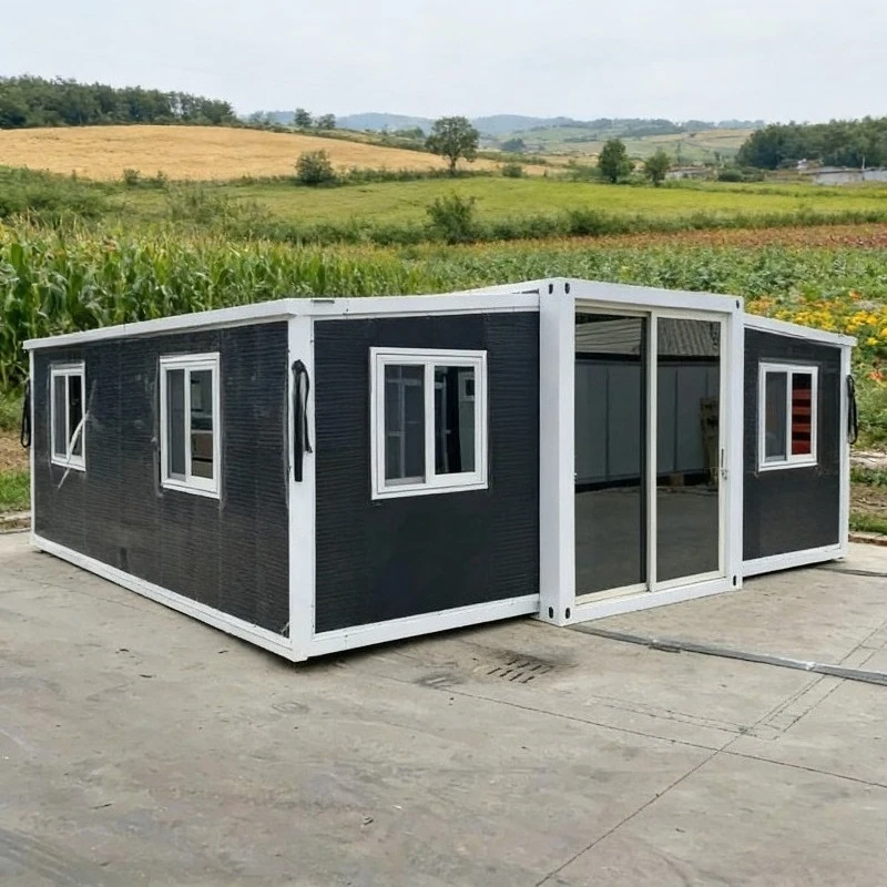 Prefabricated Folding House 40ft 4 Bedroom Luxury Villa with Large Windows for Australia Standard
