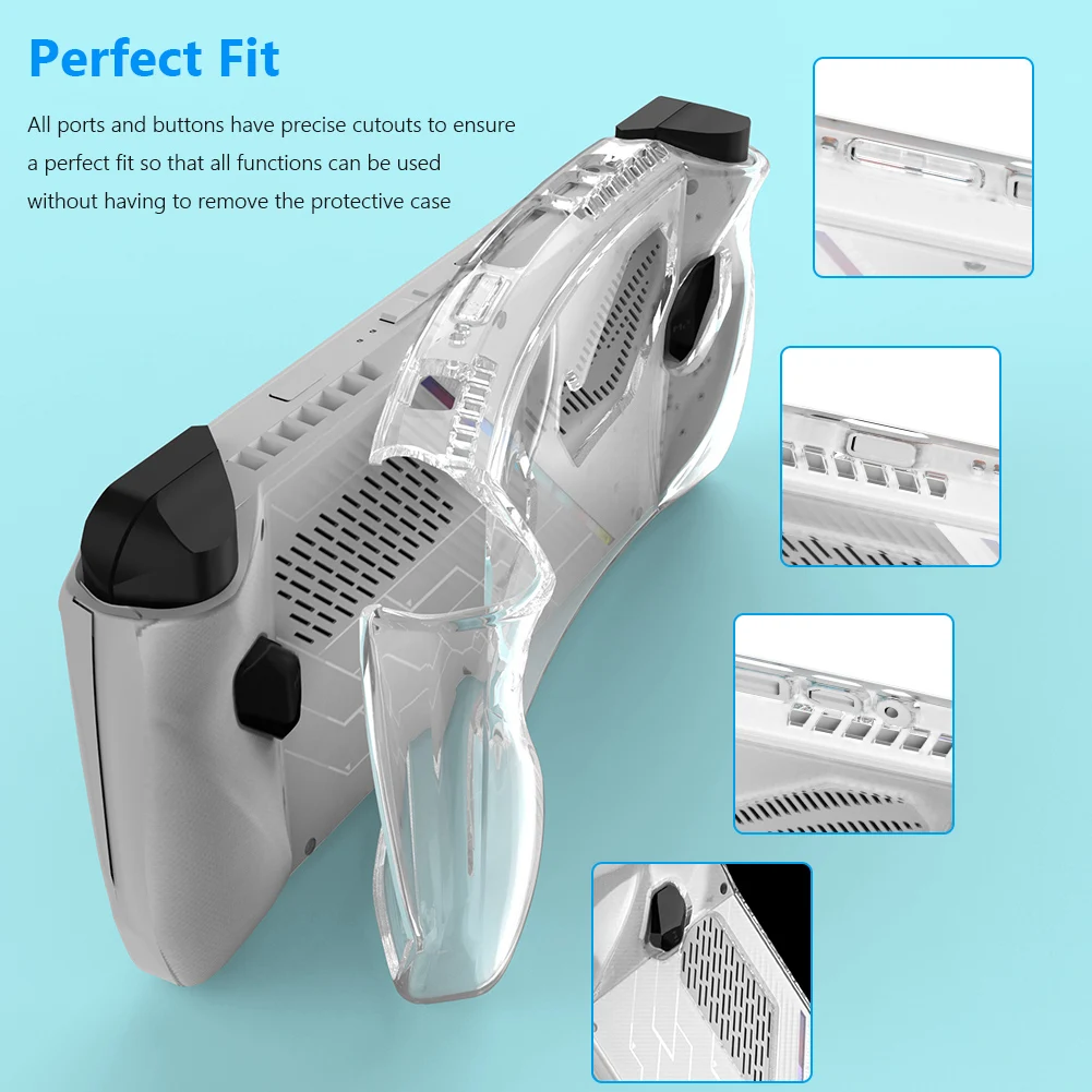 Juste de protection anti-rayures pour console de jeu Bali Rog Ally, étui en silicone TPU, accessoires de jeu