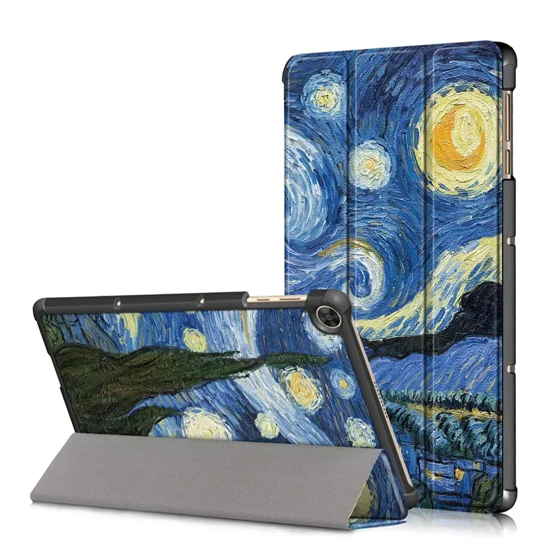 

Painted Tablet Funda for Honor Pad X8 Case 10.1 Inch PU Leather Stand Cover for Honor Pad X8 Lite 9.7 Hard Skin