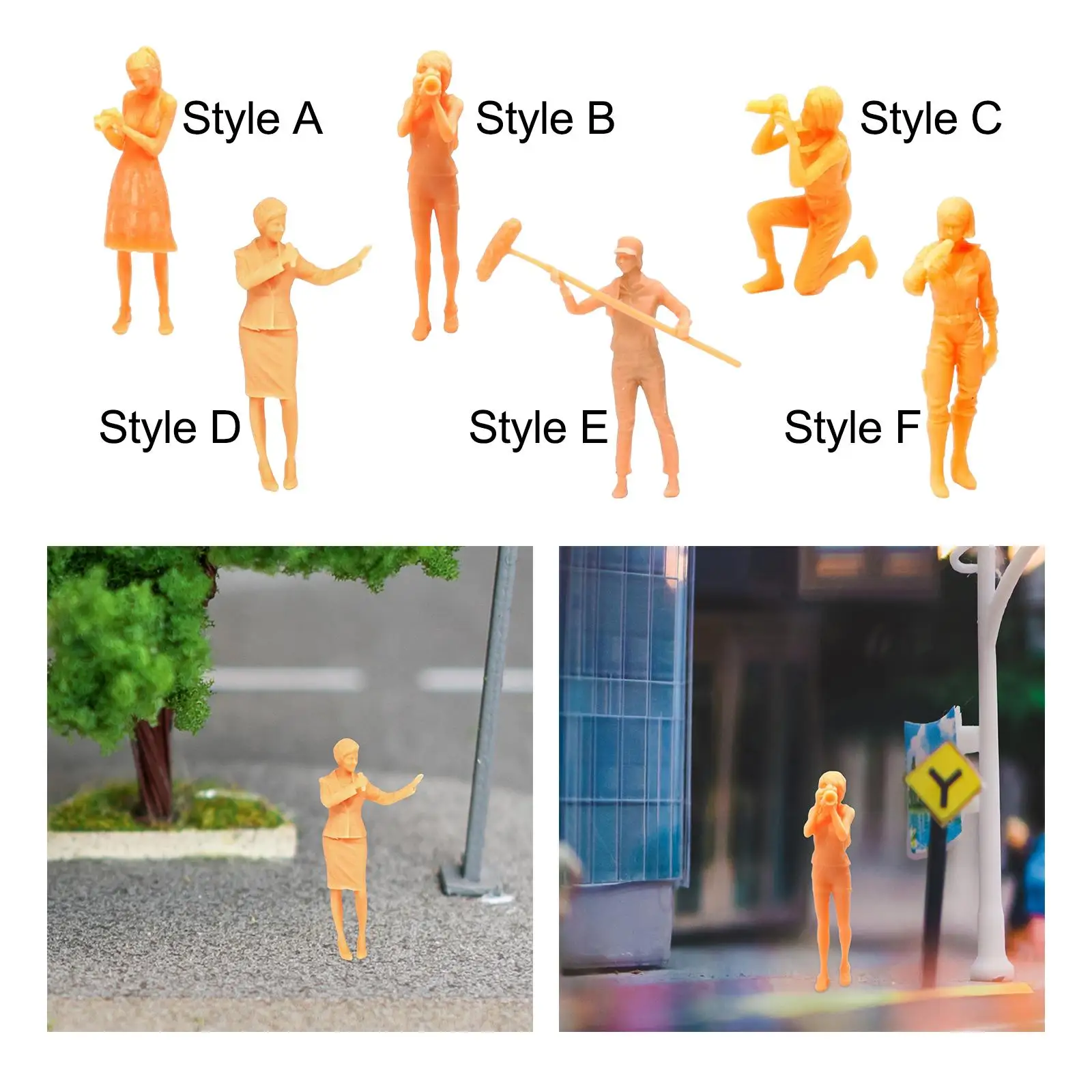 Figure in scala 1/64 per scene in miniatura Decor Diorama Layout