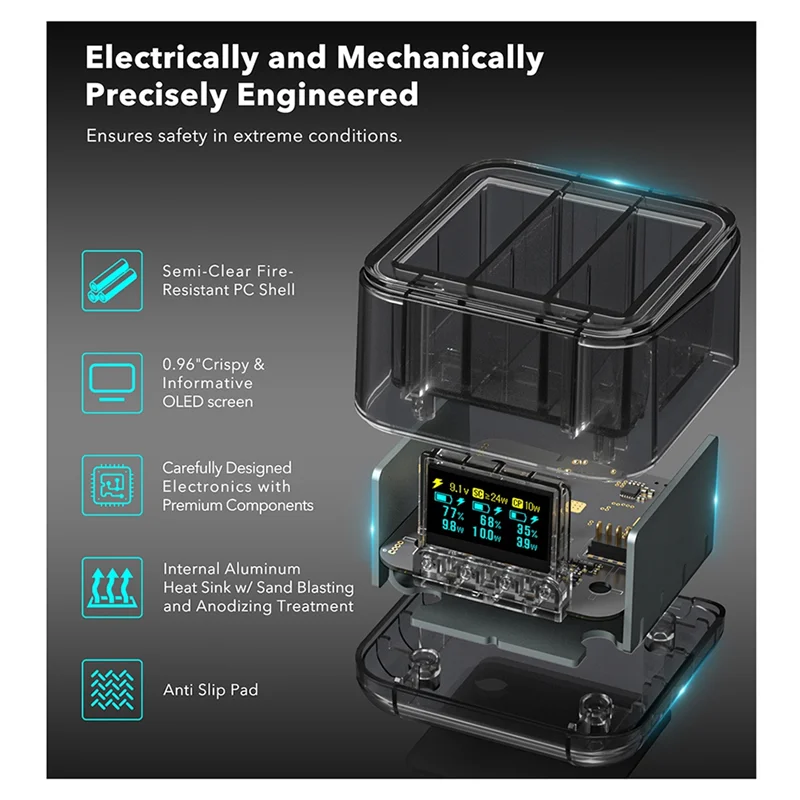 

Upgraded For Insta360 Acepro2 Fast Charging Charging Stand Acepro Smart Charging Butler Triple Charging Charger