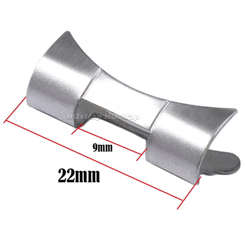 2 個金属湾曲エンドリンク 20 ミリメートル 22 ミリメートルステンレス鋼時計バンドコネクタセイコー SKX009 SKX007 ジュビリーオイスターアダプター