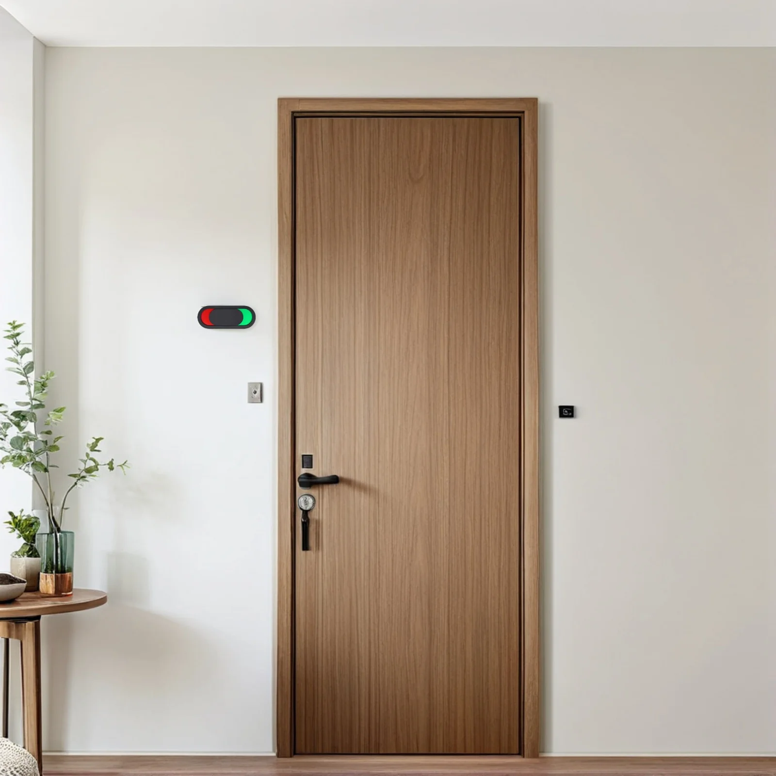 

4Pcs Privacy Slide Door Signs: Dual-Sided Red Green Door Signs for Office Restroom - Meeting Room Sign Board Vacant Occupied