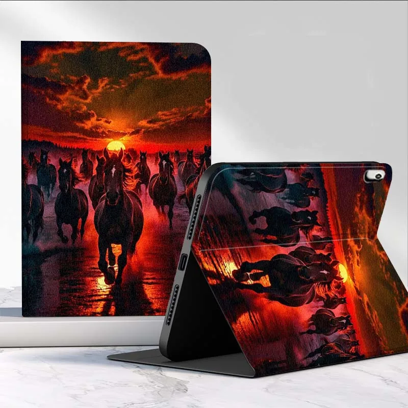 Red Running Horse For Huawei MediaPad MatePad Pro Air 12 X T5 T10S M6 M5 C5e SE 11 11.5 10.4 Inch Tablet Case