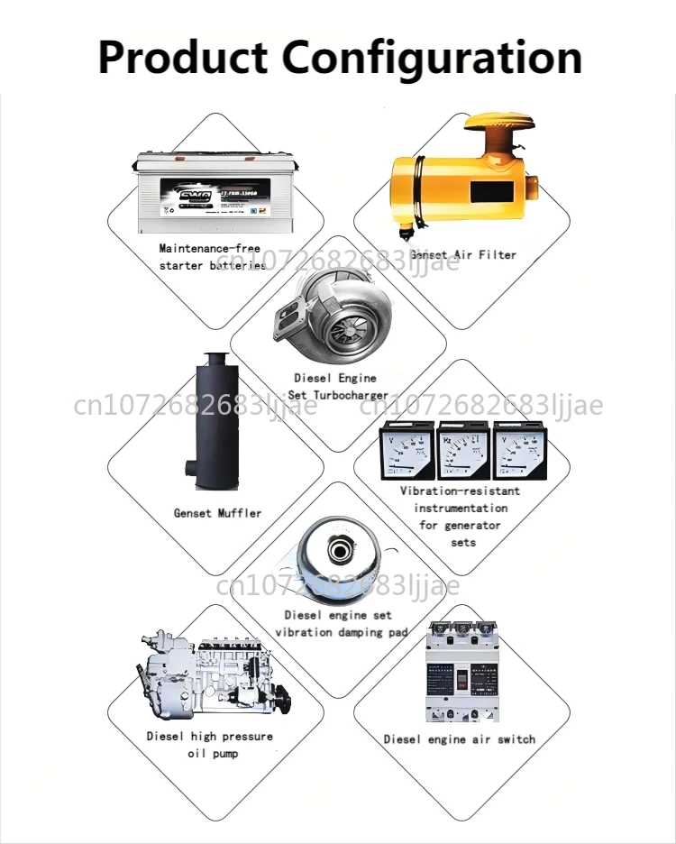 Generator Set Cheap Diesel Inverter 10-17KW Generator Top 10KW 12KW 10KVA 15KVA 20KVA Silent AC DC Home Standby Power Engine