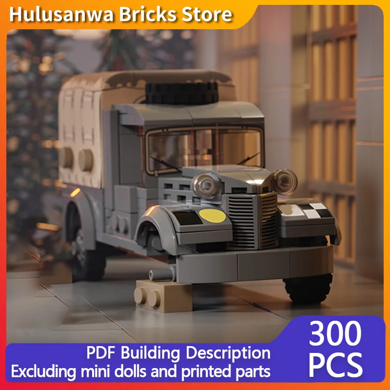 

Light Utility Truck Model MOC Building Bricks War Equipment Modular Technology Gifts Holiday Assemble Children Toys Suit