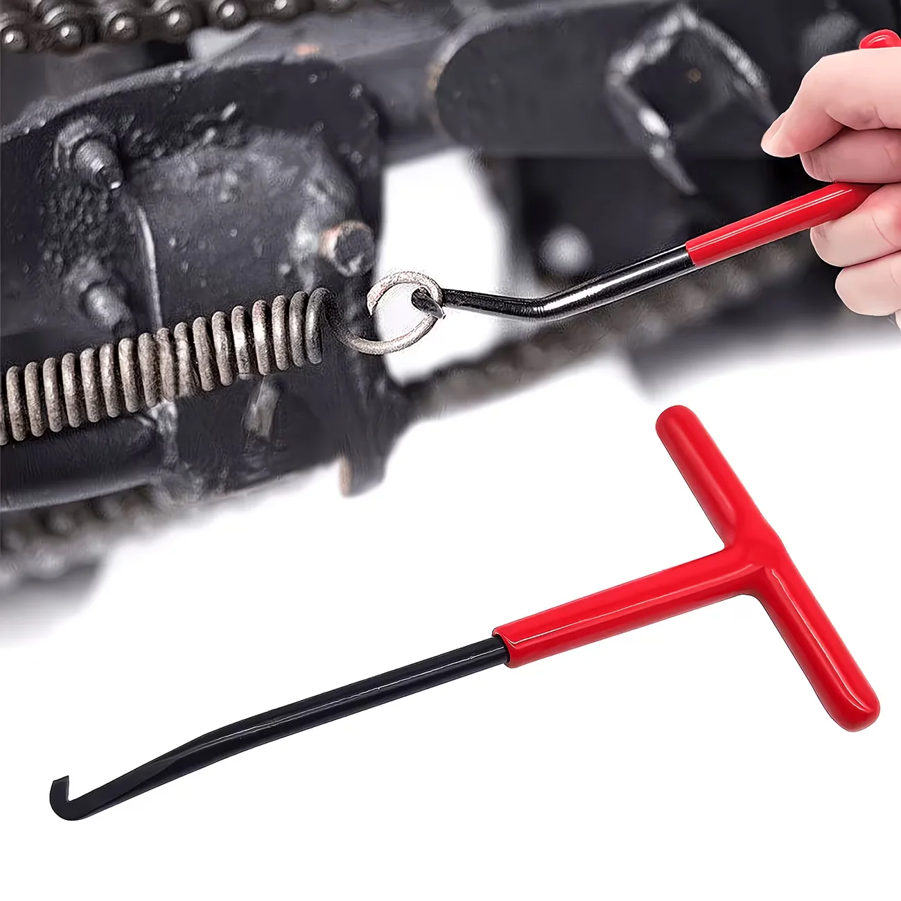 Exhaust Pipe Spring Hook, Exhaust Spring Puller Tool, Motorcycle Exhaust Pipe Spring Hook Handy Removal Tool Professional Repair