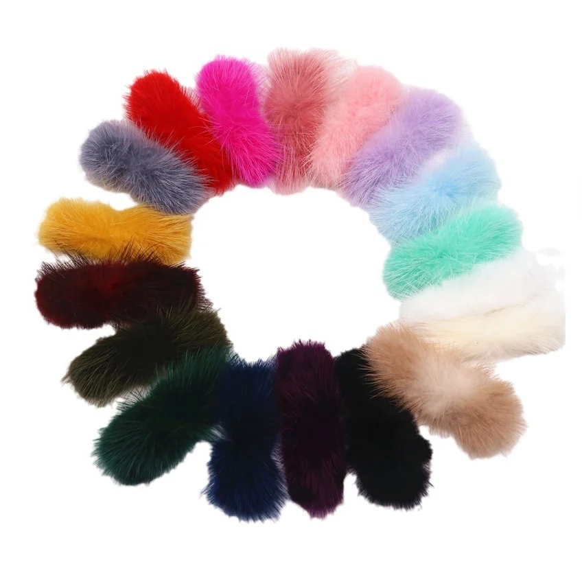 

20PCS Korean Version of The Headwear Simple fur Hair clips bowtie clip Hairpin for Women Lady Girls Hair Accessories GR126