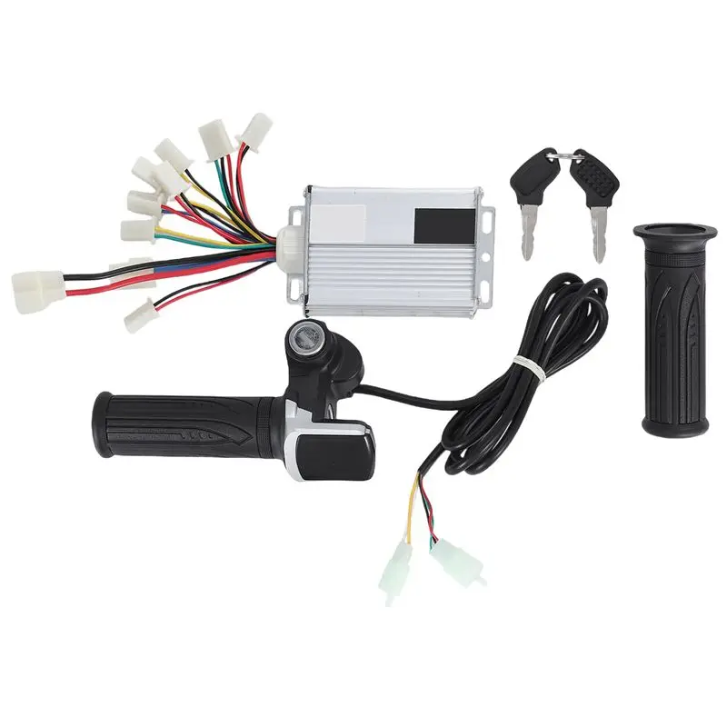 [NEW!A93G】 Electric Bike Controller Electric Scooter 36V 1000W Brush Controller , Throttle Grip Set For Electric Miniscooter
