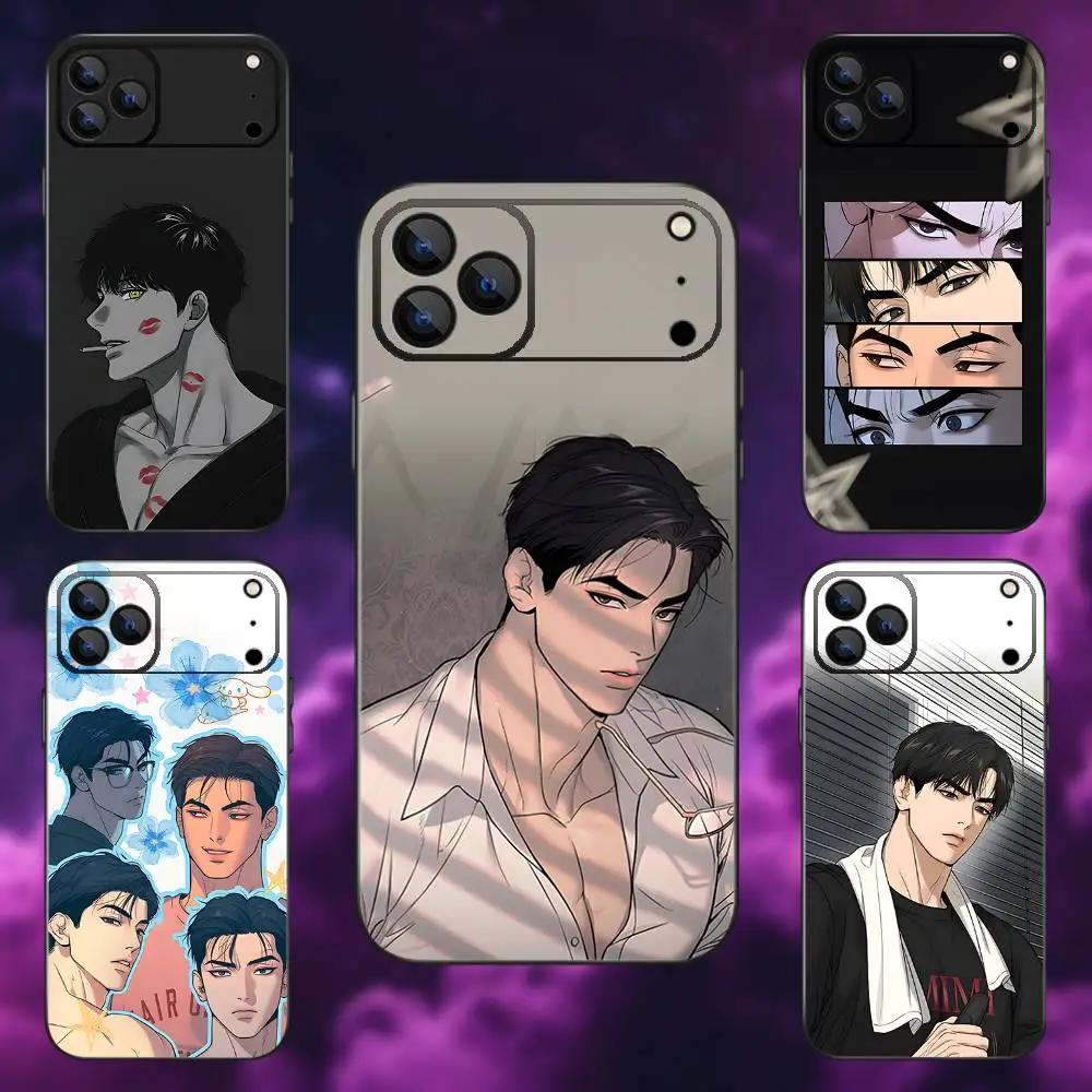 

J-Joo Jaekyung Phone Case For iPhone 17,16,15,14,13,12,Pro,Max,Plus,E,SE4,Air,Mini Black Soft Box