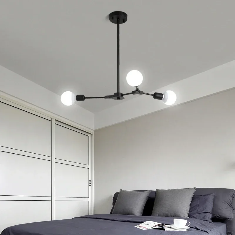 

Dining-room Hang lamp Modern LED Pendant Lights Nordic Art Restaurant Lamps 3/6/9 Light Lamparas Home Decoration Lighting