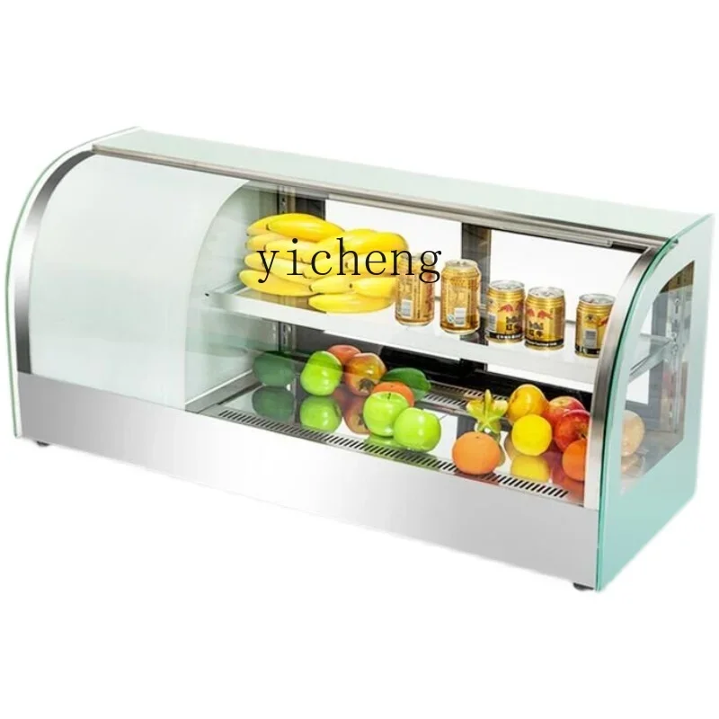 ZK Refrigerated Display Cabinet Small Dessert Commercial Display Sashimi Deli Fresh-keeping Cabinet