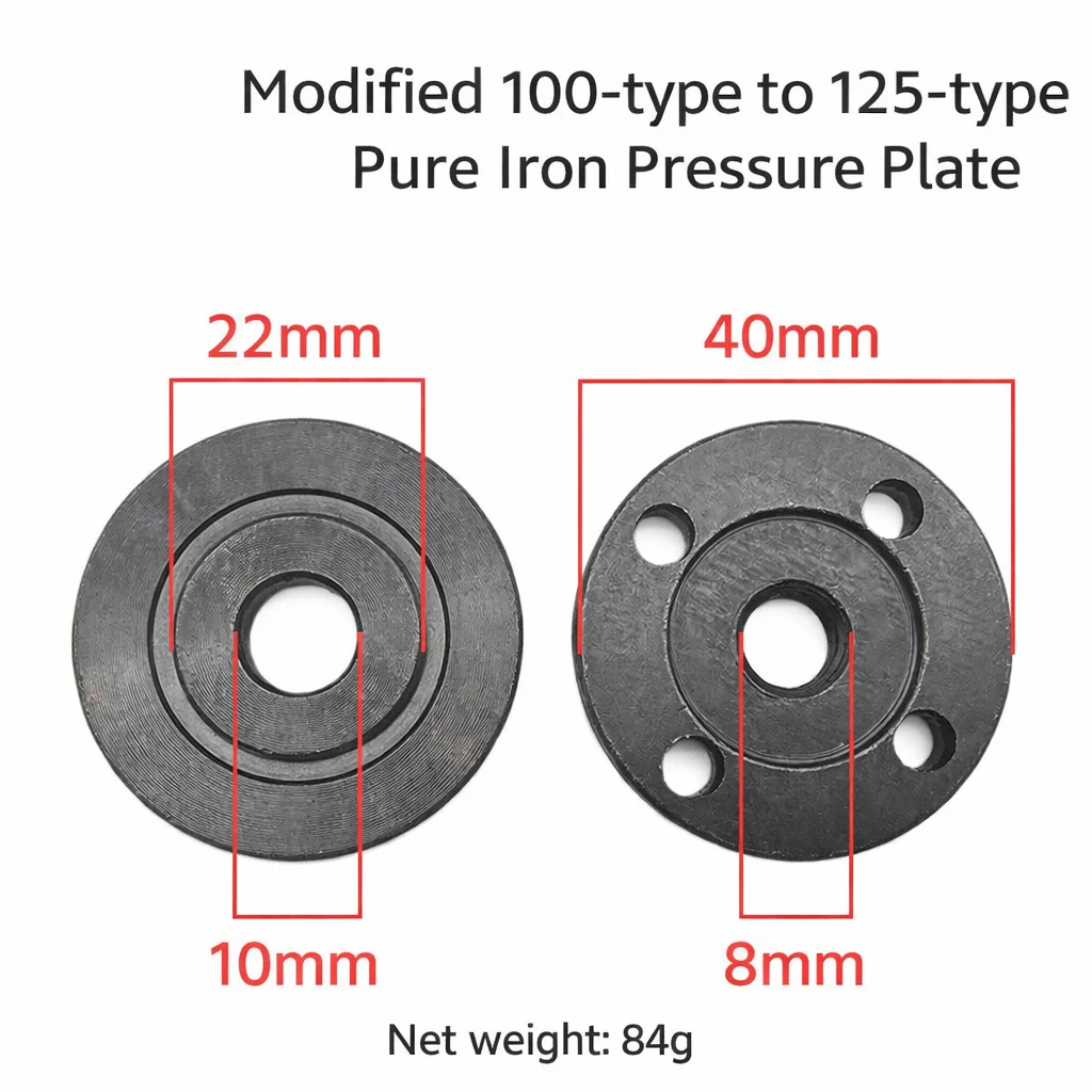 1 Pair Angle Grinder Inner Outer Flange Nut Replacement, Thread Lock Tool for 20mm 22mm Cutting Discs, Grinder Accessories