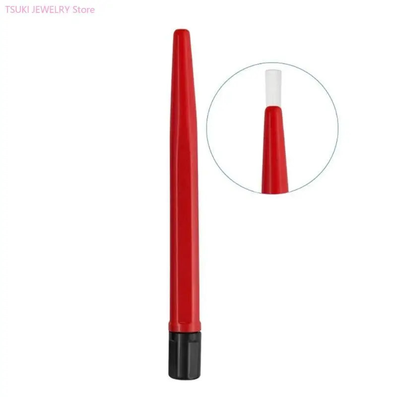 62KE Watch Rust Removal Brush Pen Glass Fiber Brass Steel Scratch Polishing Tool