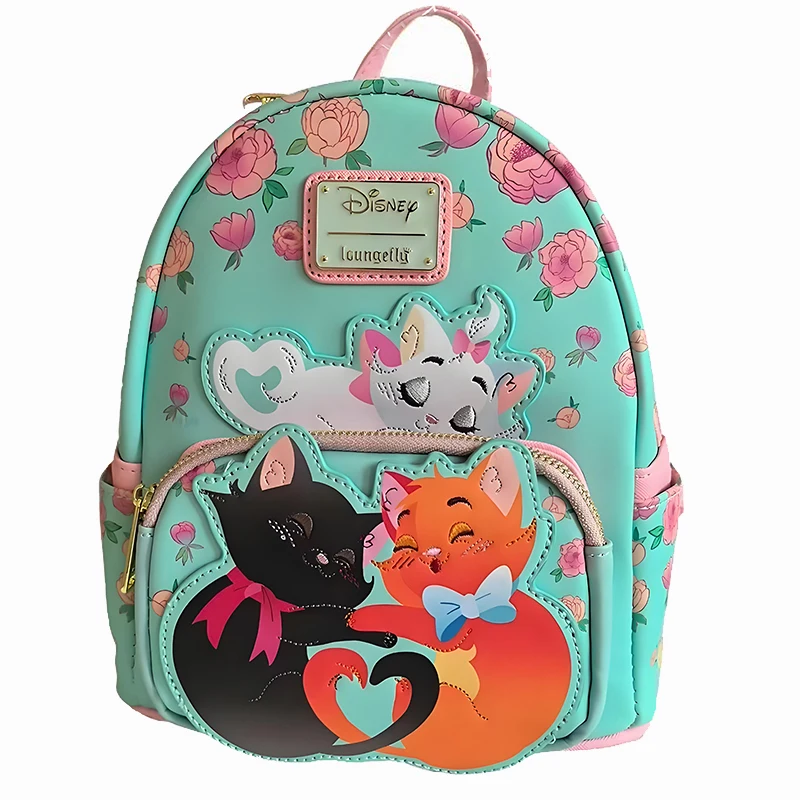 

New Disney Loungefly Marie Cat Girls Bagthe Aristocats Cartoon Children'S Backpack Cute Leisure Fashion Shoulder Birthday Gifts