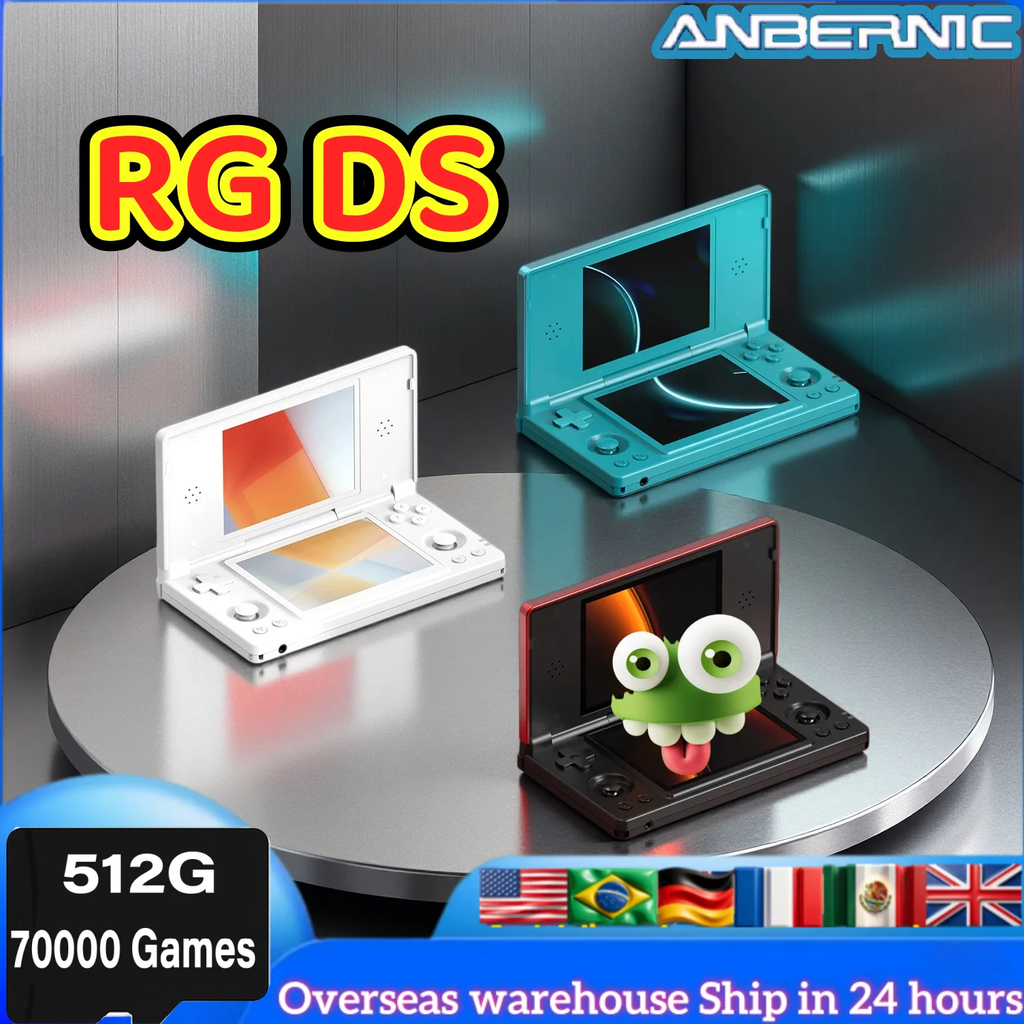 Anbernic RG DS Handheld Game C - Gaming Console Android 评论和价格