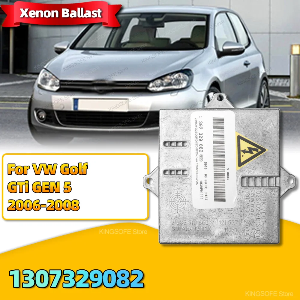 Ballast Control 63127176068 1307329060 Xenon Unit Module 1307329082 HID Headlight For VW Golf GTi GEN 5 2006 2007 2008