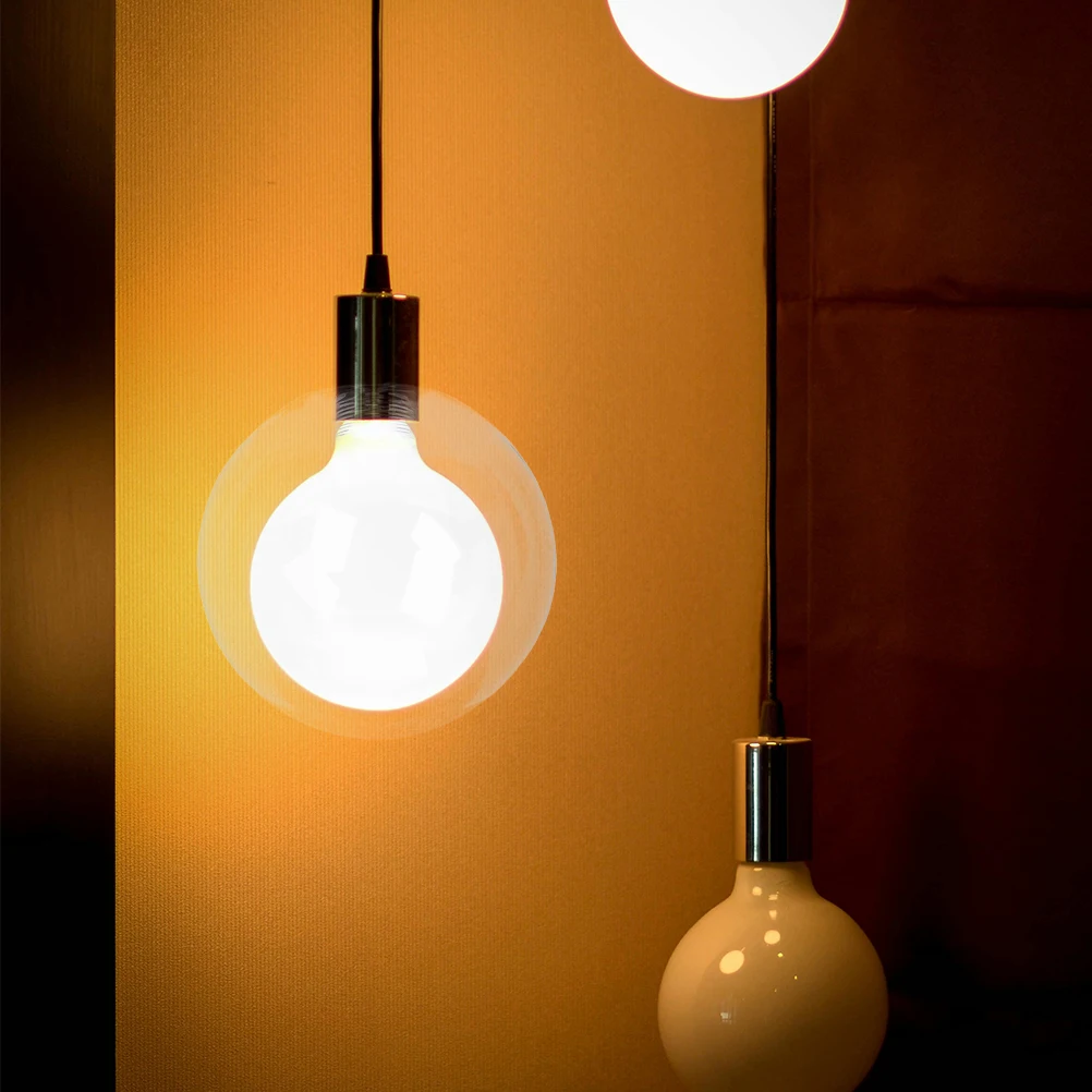 

Lamp Shade Glass Lampshade Clear Ball Shades with Globe Chargeable Transparent Rounded Light Cover Globes