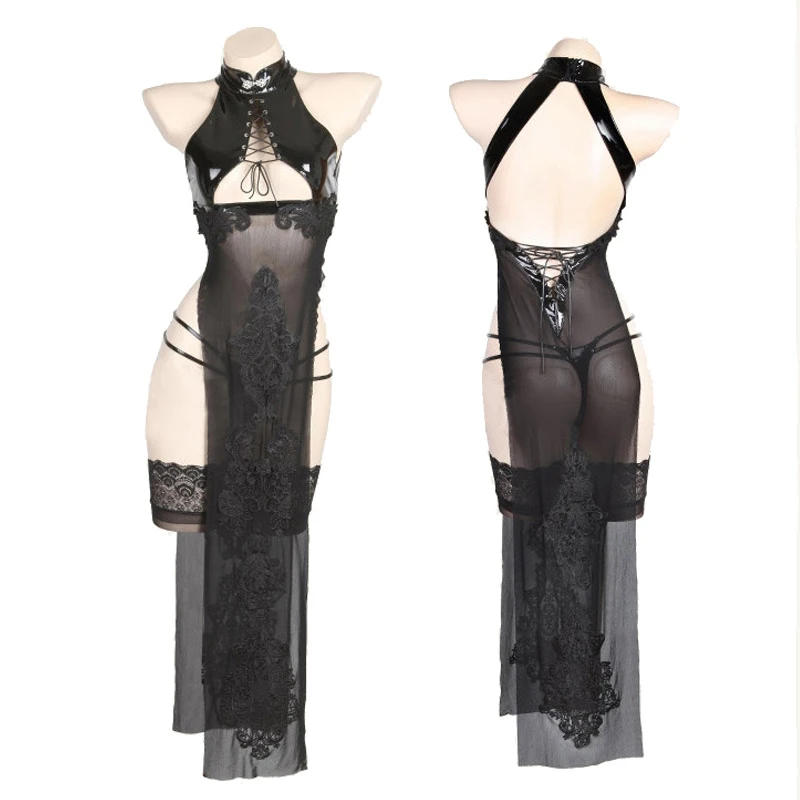 

Женский купальник-Ципао Boutique COS, купальный костюм с высоким воротником, одежда для плавания, одежда для косплея 2B