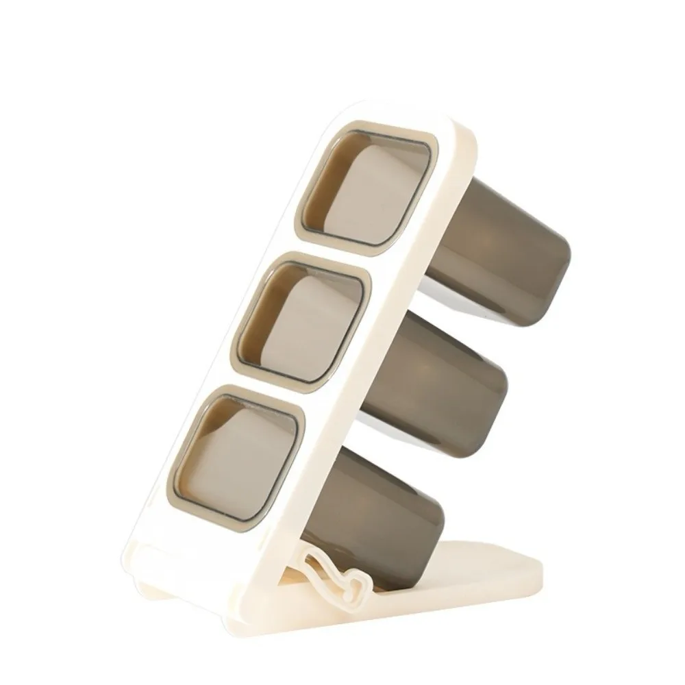 Large Capacity Desktop Storage Box Foldable Removable Oblique Pen Holder Multifunctional Makeup Brush Storage Box