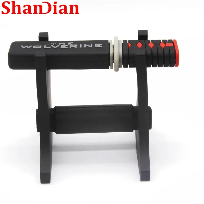 Мультяшный меч самурая флэш-накопитель 64 Гб чёрная ручка 32 Гб карта памяти 16 Гб внешнее хранилище 8 Гб U-диск 4G USB Деловой Подарок