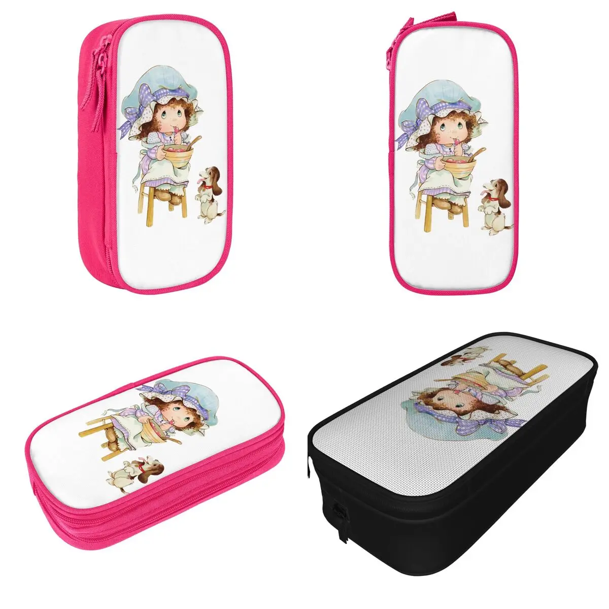 Sarah Kay Vintage Illustration Pencil Case New Cartoon Pen Bag Student Big Capacity Students School Gifts Pencilcases