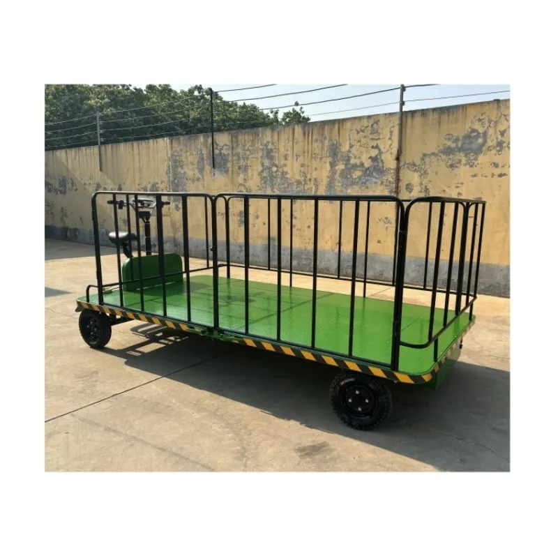 

3*1.5mHigh Load Flatbed Trolley/Garden Tool Electric Flat Transport Vehicle Used Golf Rear Seat Electric Cargo Trolley