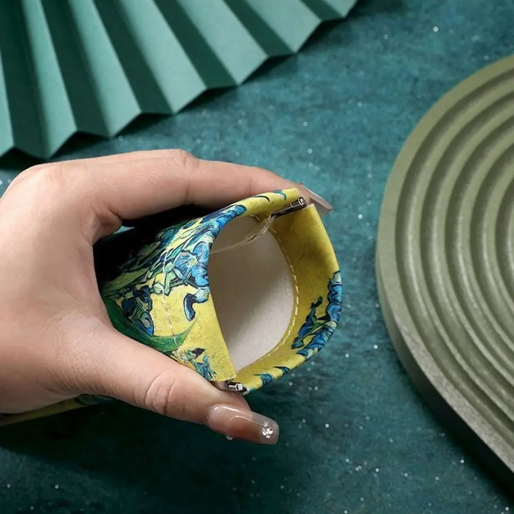 حقيبة نظارات مقاومة للضغط من الجلد الصناعي ، حقيبة محمولة مضادة للضياع ، تخزين نظارات شمسية بسيط