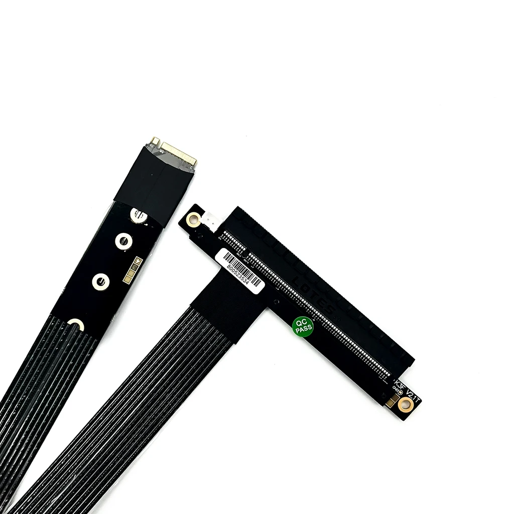 

M.2 for NVMe Key M to PCIE 5.0 x16 Extender for STX Mainboard Graphics Card Extention Cable 180 Degree Straight Riser Adapter