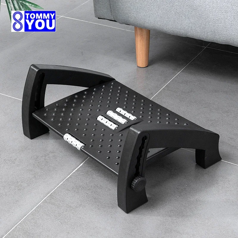 Creative Office Foot Stools & Ottomans Plastic Pedal Foot Massage Ergonomic Pedal Nordic Folding Step Stool Adjustable Footrest