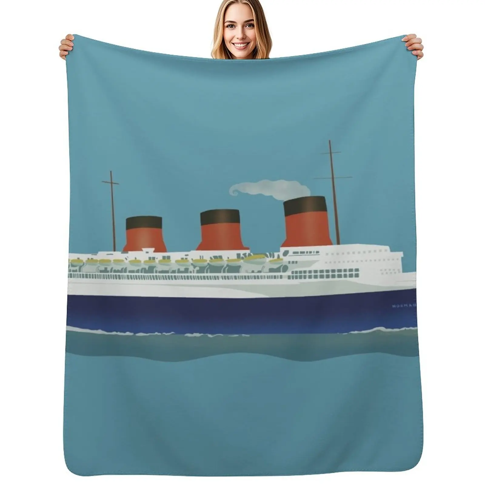 

Le Normandie Throw Blanket Kid'S valentine gift ideas sofa bed Bed Fashionable Blankets