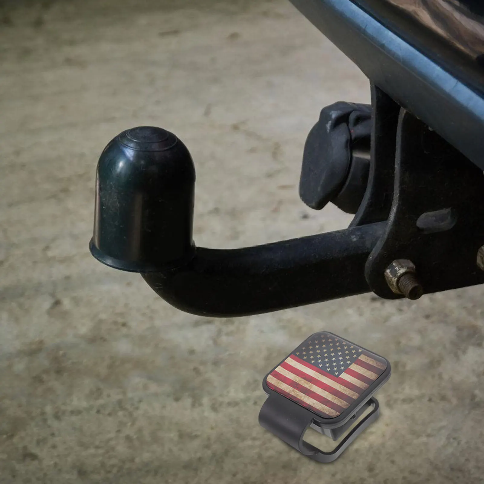 

Hitch Cover 2 Inch Durable Dust Plug for Trailer Tow Hitch Protection Easy Install Caravan Receiver Accessories