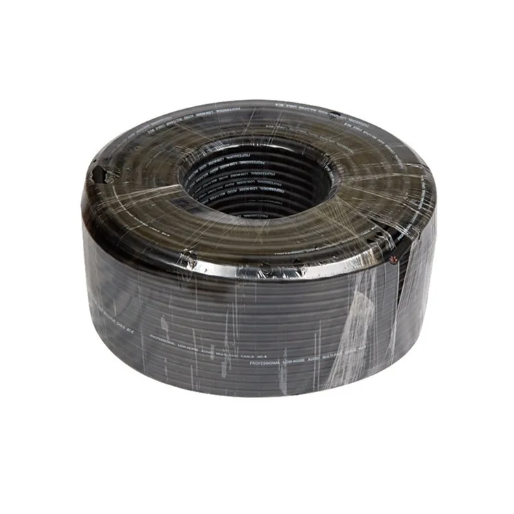Professional 8-Channel Small Iron Stage Box XLR Connector PVC Jacket Combination Shielding for 10/20/30/50 Meter Speaker