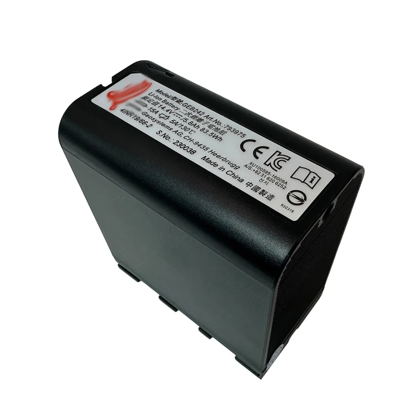 GEB242 Battery  for Leica TS30 TM30 TS50 TS60 Total Station Surveying Construction Instruments 5800mAh 793975