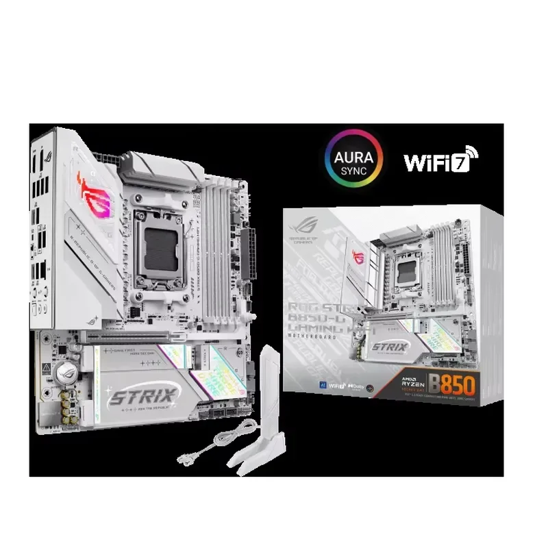 New AS/US ROG STRIX B850-G GAMING WIFI Micro-ATX Desktop Motherboard B850 DDR5 RAM PCIe 5.0 M.2 SATA Hard Drive 7th Gen WIFI