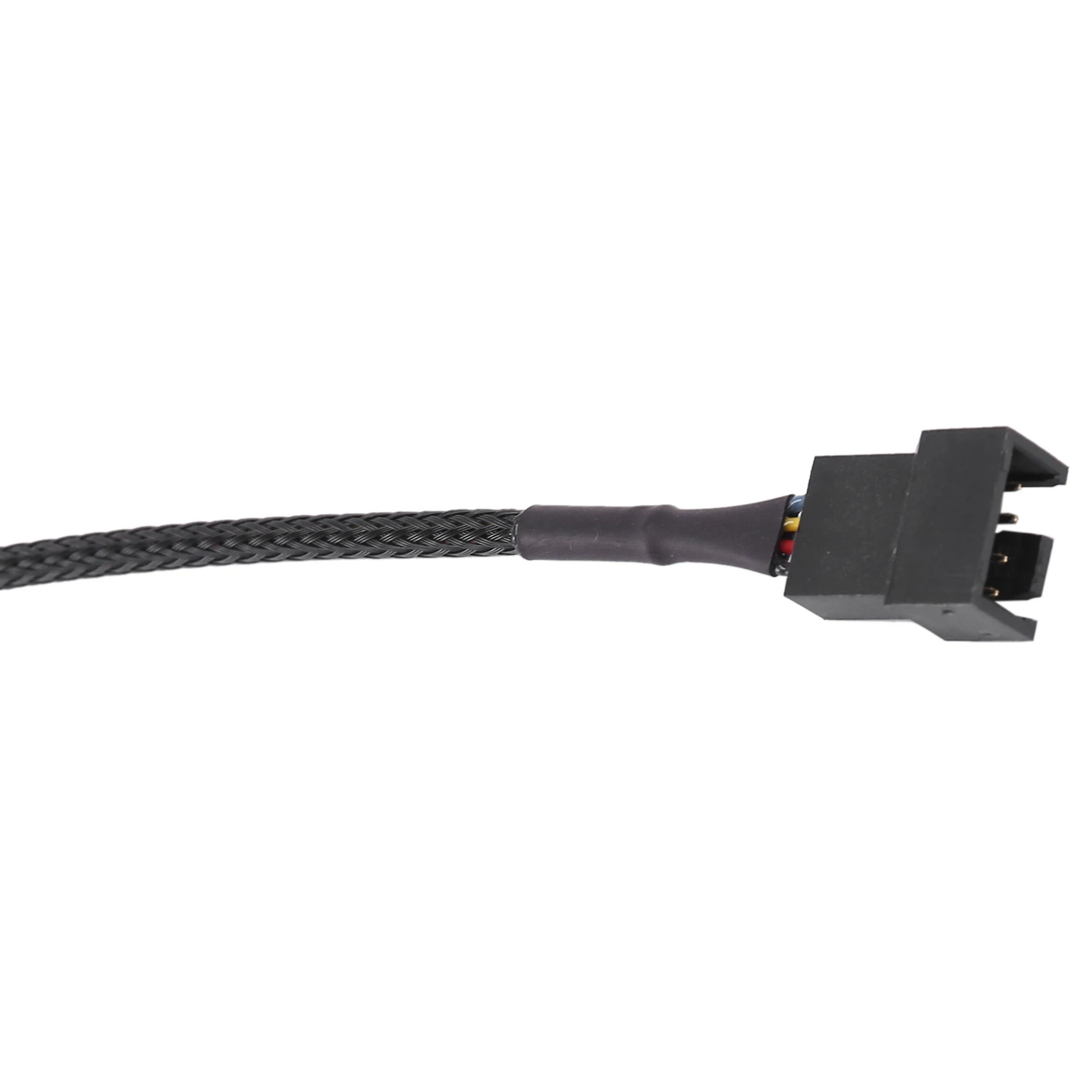 Exquisite-100PCS 4 Pin PWM Fan Extension Power Cable Connector Case Male To Female Extending Cables Compatible With 4 Pin/3Pin F