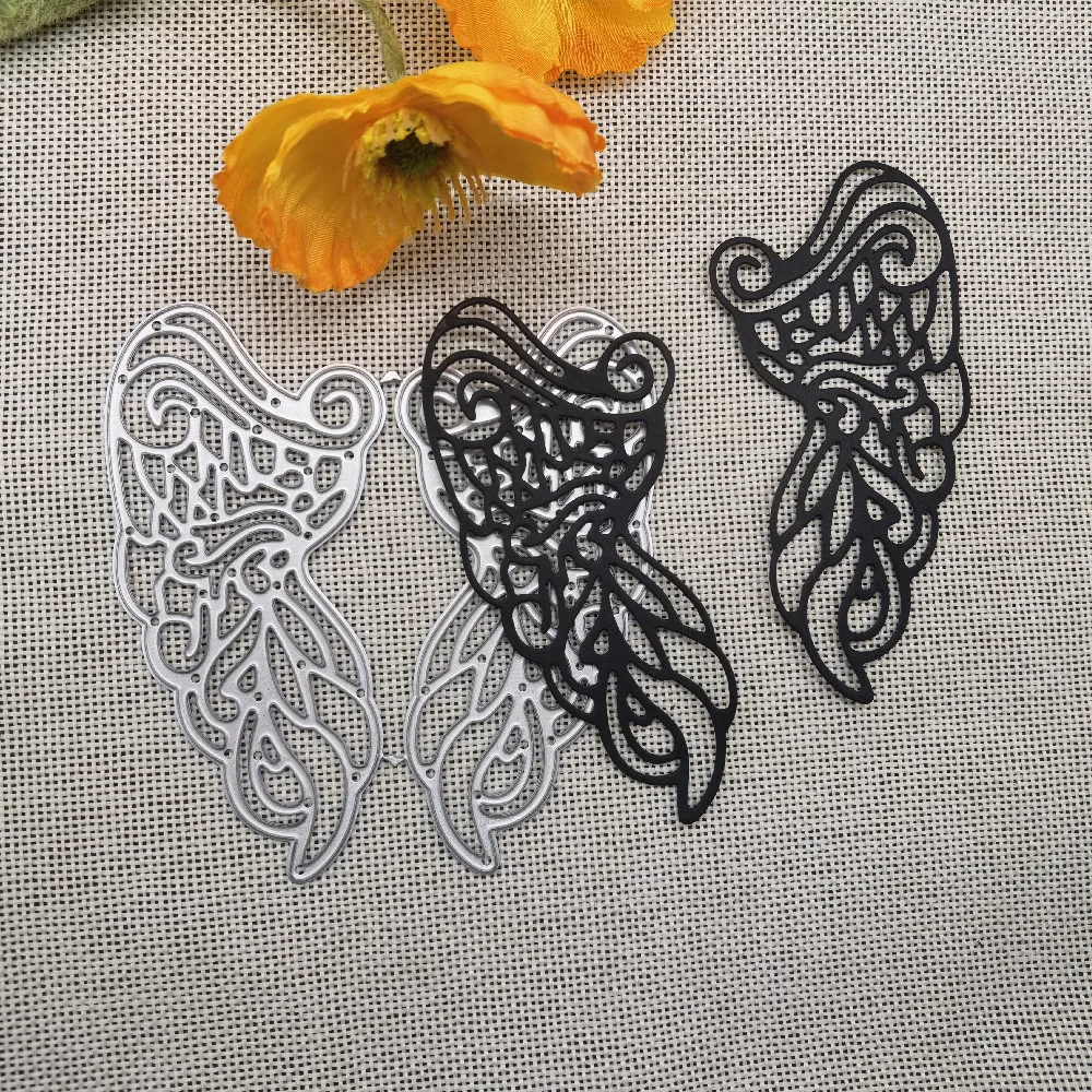 Pretty wings Cutting Metal Cutting Dies Stencils Die Cut for DIY Scrapbooking Album Paper Card Embossing