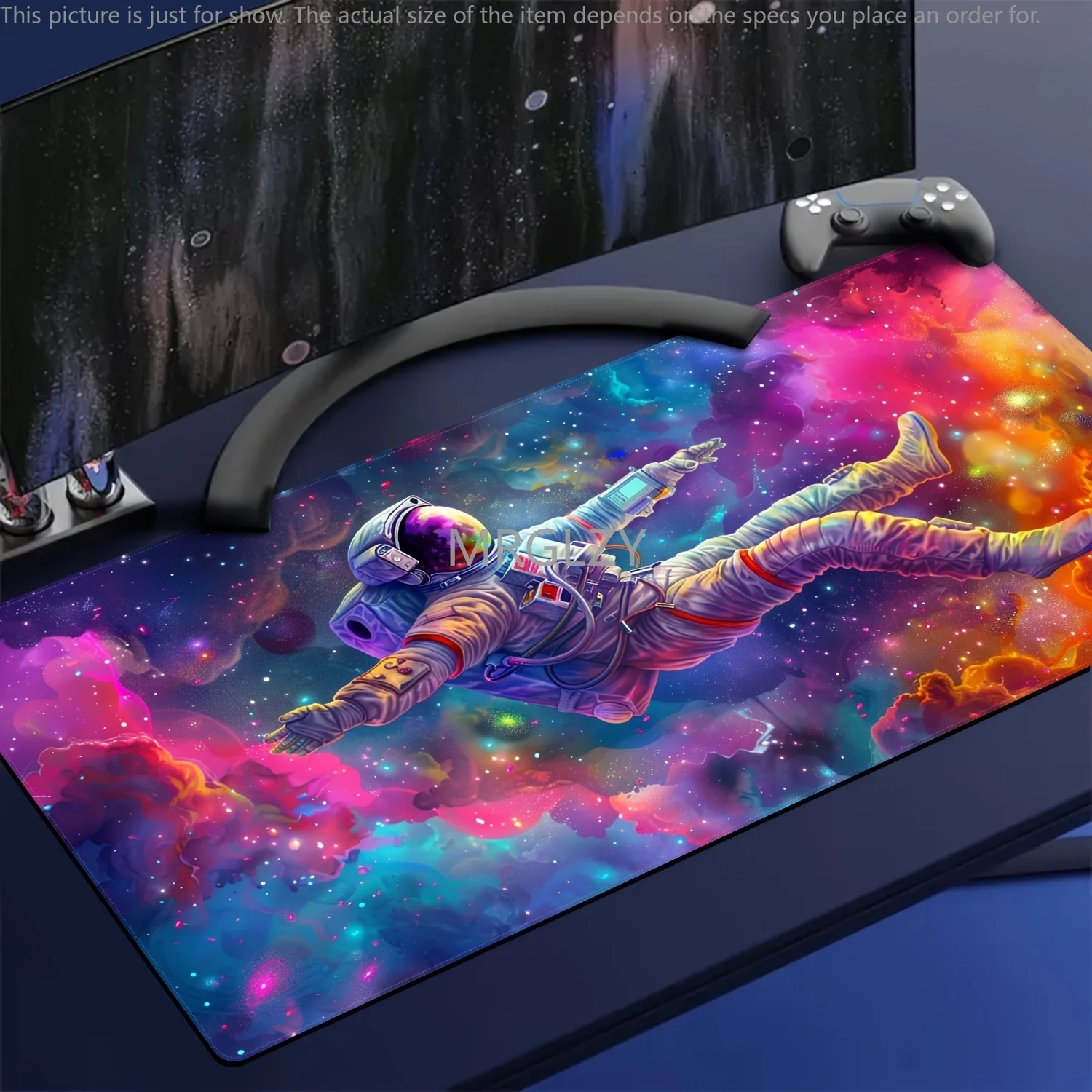 لوحة ماوس تحت عنوان رائد الفضاء، قاعدة مطاطية كبيرة مضادة للانزلاق، ملحقات مكتب الكمبيوتر، لوحة ماوس للمكتب والألعاب، سجادة لوحة المفاتيح، سجادة ديكور #2