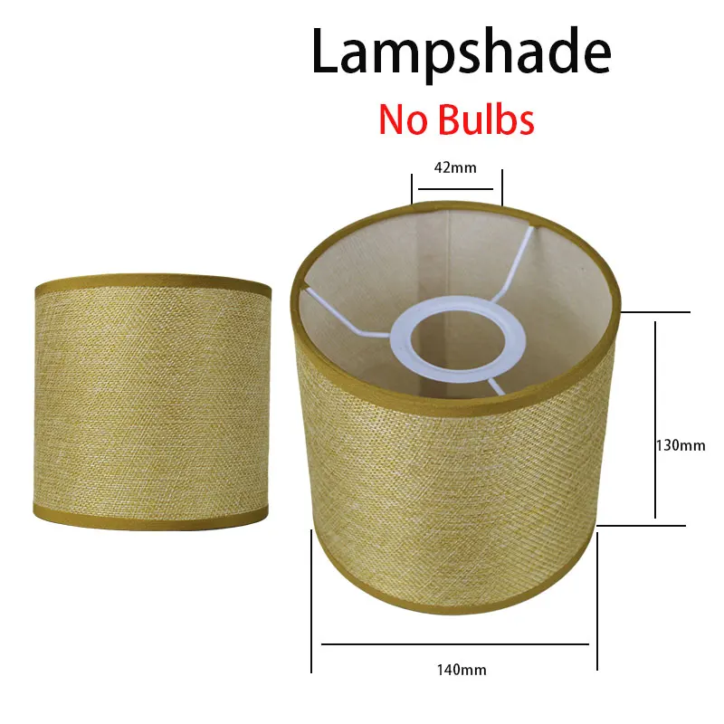 Cloth Lampshades For E27 Lamp Holder Cover Table Tulips Lamp Chandelier Plafond Wall Lighting Shade Hotal Home Living Room Decor